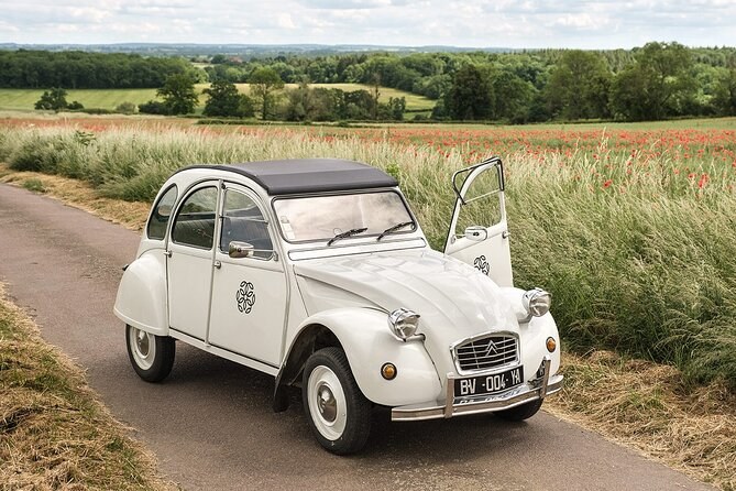 Citroën 2CV Burgundy rental and Gourmet Picnic